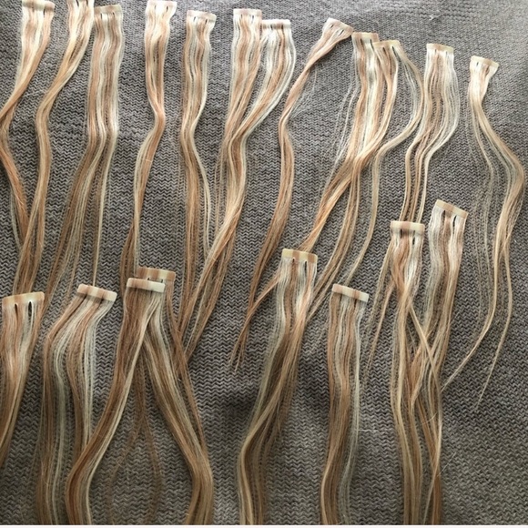 Satin Strands Tape In Hair Extensions - Picture 5 of 8